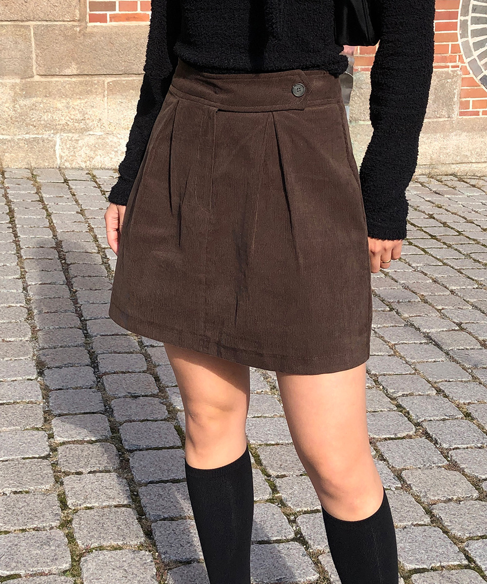 Mono Corduroy Skirts (2Colors)